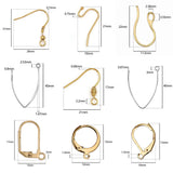 50pcs Stainless Steel French Earring Hooks DIY Jewelry Making Accessories