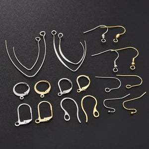 50pcs Stainless Steel French Earring Hooks DIY Jewelry Making Accessories