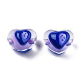 50pcs Clear Acrylic Heart Beads for DIY Jewelry Making Accessories