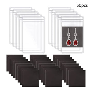 50pcs Small Jewelry Earring Necklace Ring Storage Bags
