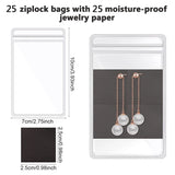 50pcs Small Jewelry Earring Necklace Ring Storage Bags