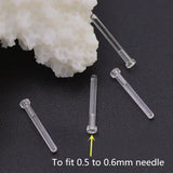 50pcs Transparent Ear Clip Base for Jewelry Making DIY Earrings Setting