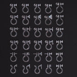 50pcs Transparent Ear Clip Base for Jewelry Making DIY Earrings Setting