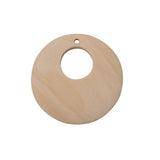 50pcs Unfinished Wood Pendants Earring Charms Findings