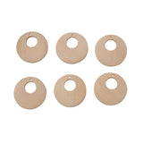 50pcs Unfinished Wood Pendants Earring Charms Findings