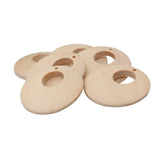 50pcs Unfinished Wood Pendants Earring Charms Findings