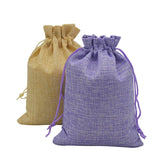 50pcs Burlap Hessia Gift Candy Bags Drawstring Jute Bags