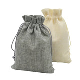 50pcs Burlap Hessia Gift Candy Bags Drawstring Jute Bags