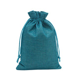 50pcs Burlap Hessia Gift Candy Bags Drawstring Jute Bags