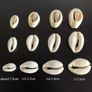 50pcs Shell Beads Cowrie Charm DIY Necklace Bracelet