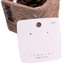 50pcs Jewelry Cards Earring Studs Packaging Display Holder