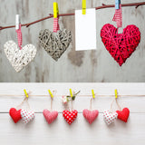 50pcs Wooden Photo Clips Clothespins & 50m Jute Twine Home Decoration Set