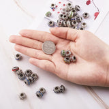 50pcs Zinc Alloy Rhinestone Bead European Bead Loose Spacer Beads