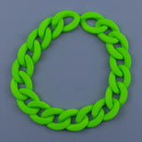 50pcs/bag 18X23mm Rubber Acrylic Buckle Beads DIY Chains Accessories
