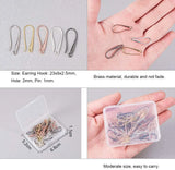 50pcs Classic Brass Earring Hooks Findings Mixed Earwires