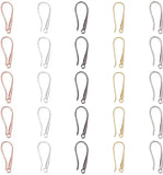 50pcs Classic Brass Earring Hooks Findings Mixed Earwires