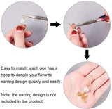 50pcs Classic Brass Earring Hooks Findings Mixed Earwires