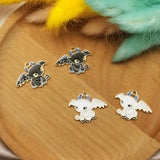 50pcs Japanese Dragon Enamel Charms for DIY Jewelry Making