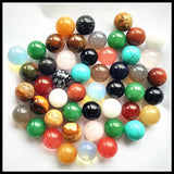 50pcs Natural Stone Round Ball Beads for Jewelry Making 8mm 10mm 12mm