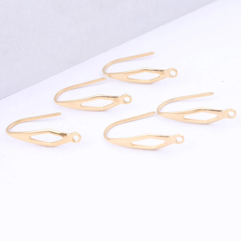50pcs Stainless Steel Fishhook Earring Hooks for DIY Jewelry Making
