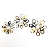 50pcs Rhodium Metal Lobster Clasps for Necklace Bracelet DIY Jewelry Findings