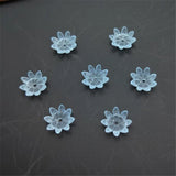 10mm Resin Flower Beads for DIY Hair Clip Hairpin Jewelry Making Accessories