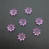 10mm Resin Flower Beads for DIY Hair Clip Hairpin Jewelry Making Accessories