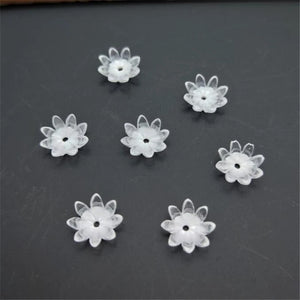 10mm Resin Flower Beads for DIY Hair Clip Hairpin Jewelry Making Accessories