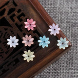 10mm Resin Flower Beads for DIY Hair Clip Hairpin Jewelry Making Accessories