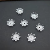 10mm Resin Flower Beads for DIY Hair Clip Hairpin Jewelry Making Accessories