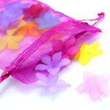 50pcs Organza Bags Drawstring Sheer Pouch Jewelry Wedding Christmas Gift