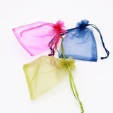 50pcs Organza Bags Drawstring Sheer Pouch Jewelry Wedding Christmas Gift