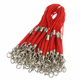 50pcs/lot 12 Colors Braided Lanyard Cell Phone Straps Mobile Phone Chains DIY
