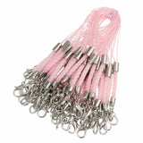 50pcs/lot 12 Colors Braided Lanyard Cell Phone Straps Mobile Phone Chains DIY