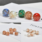 50pcs 12mm Glass Beads Charms DIY Jewelry Earring/Necklace/Bracelet Pendants