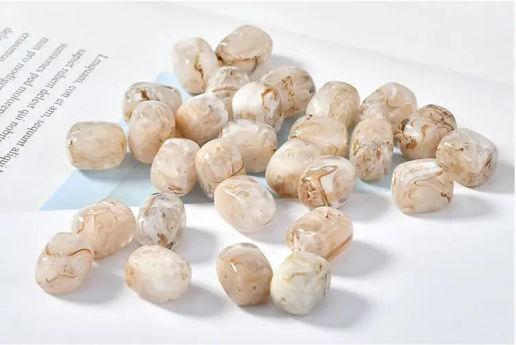 50pcs Marble Print Geometry Resin Beads for DIY Jewelry Making