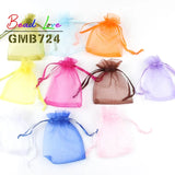 50pcs 13x18cm Organza Bags Drawstring Jewelry Candy Wedding Gift Pouches
