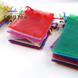 50pcs 13x18cm Organza Bags Drawstring Jewelry Candy Wedding Gift Pouches
