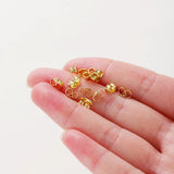50pcs/lot 14K 18K Real Small Size Earing Back Stopper for DIY Jewelry Making