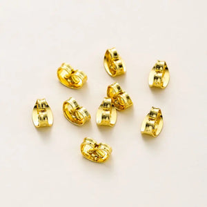50pcs/lot 14K 18K Real Small Size Earing Back Stopper for DIY Jewelry Making