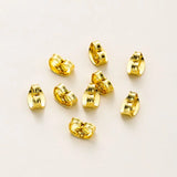 50pcs/lot 14K 18K Real Small Size Earing Back Stopper for DIY Jewelry Making
