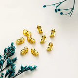 50pcs/lot 14K 18K Real Small Size Earing Back Stopper for DIY Jewelry Making