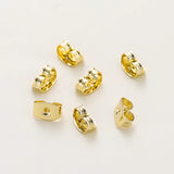 50pcs/lot 14K 18K Real Small Size Earing Back Stopper for DIY Jewelry Making