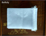 50pcs Organza Bags Pouches Drawstring Wedding Jewelry Packaging