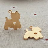 50pcs 17*21mm Silver Cat Charms Pendant for DIY Bracelet Jewelry Making