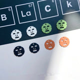50pcs 18mm Cartoon Mask Alloy Floating Locket Charms