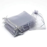 50pcs 20x30cm Drawstring Organza Bags Jewelry Packaging Wedding Birthday Pouches