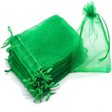 50pcs 20x30cm Drawstring Organza Bags Jewelry Packaging Wedding Birthday Pouches