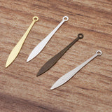 50pcs Brass Water Drop Pendant DIY Jewelry Making Charms 0169