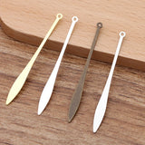 50pcs Brass Water Drop Pendant DIY Jewelry Making Charms 0169